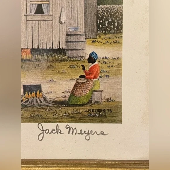 Jack Meyers VINTAGE PRINT, HAND SIGNED AND NUMBERED . Circa 1975. Americana. - Picture 4 of 10